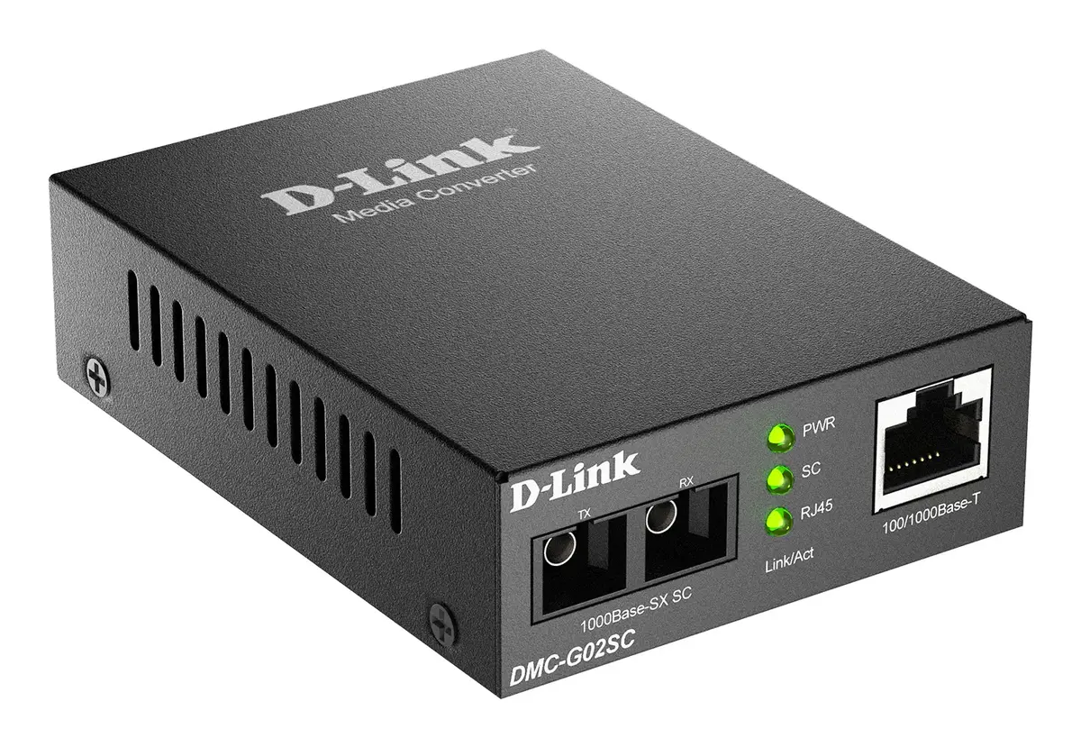 Медиаконвертер D-Link DMC-G02SC/E 100/1000Base-T → 1000Base-SX Photo 3