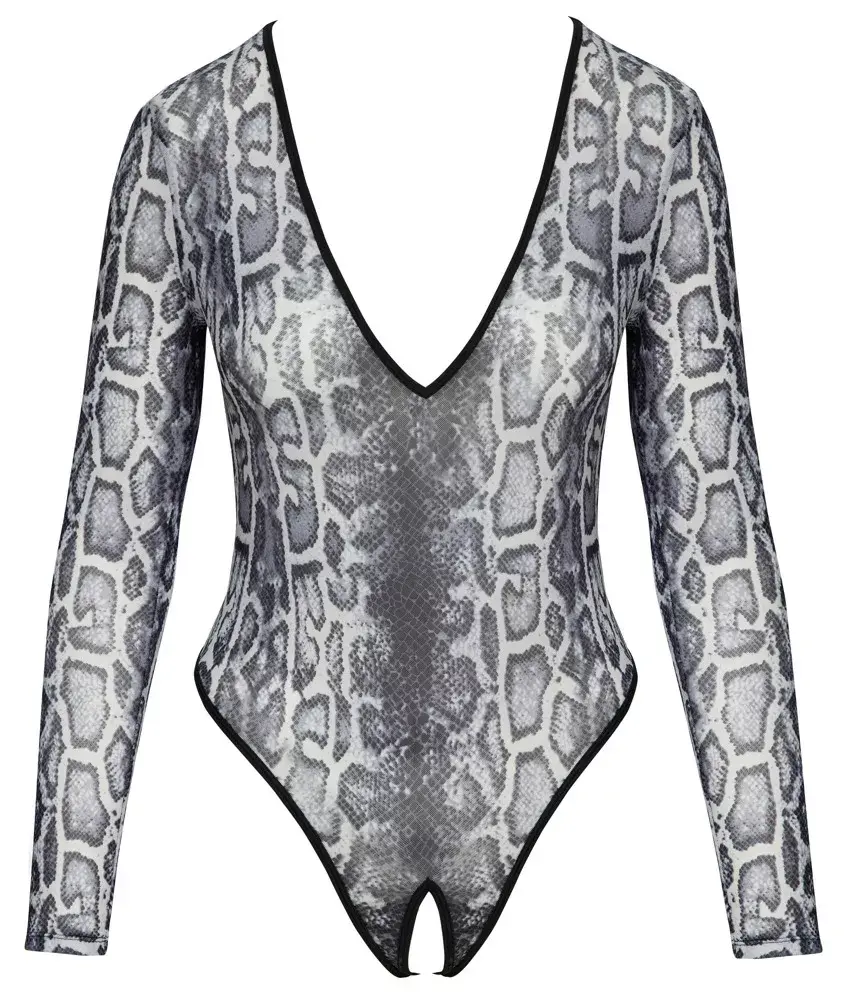 Боди cottelli collection L Black Body Snake Photo 4