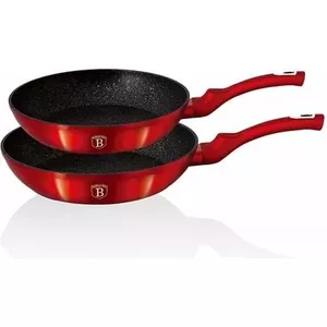Frying pan set berlinger haus Metallic 26 cm and 22 cm, non-stick cooking pans, 2-piece