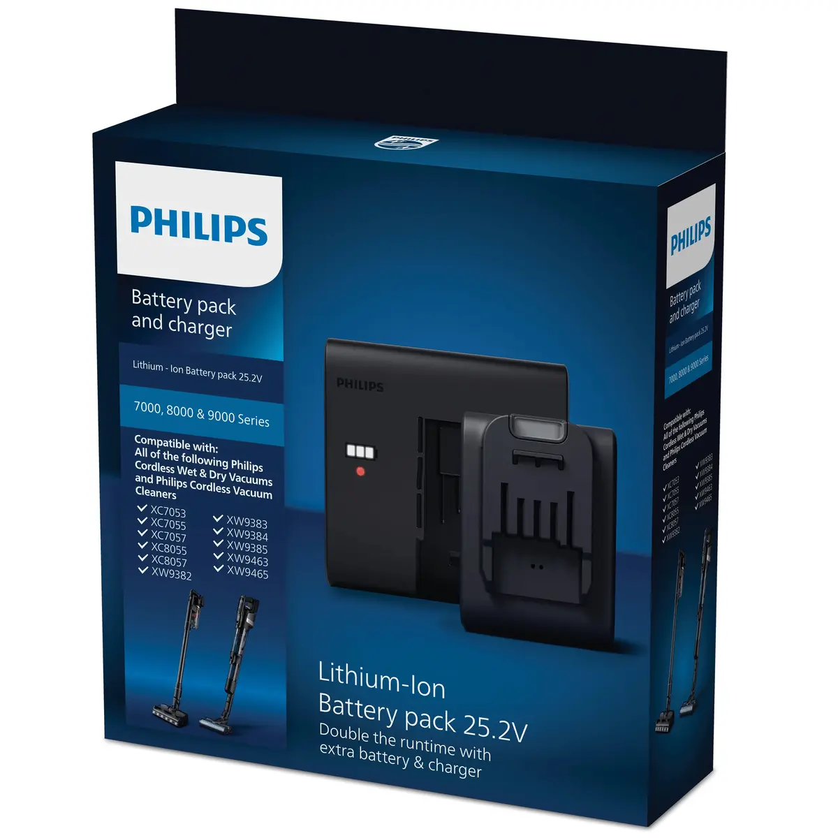 Philips XV1797 Rezerves akumulators putekļusūcējiem 25