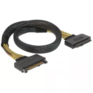 SAS Cable DeLOCK 85738 0.5m 4 Gbit/s Black