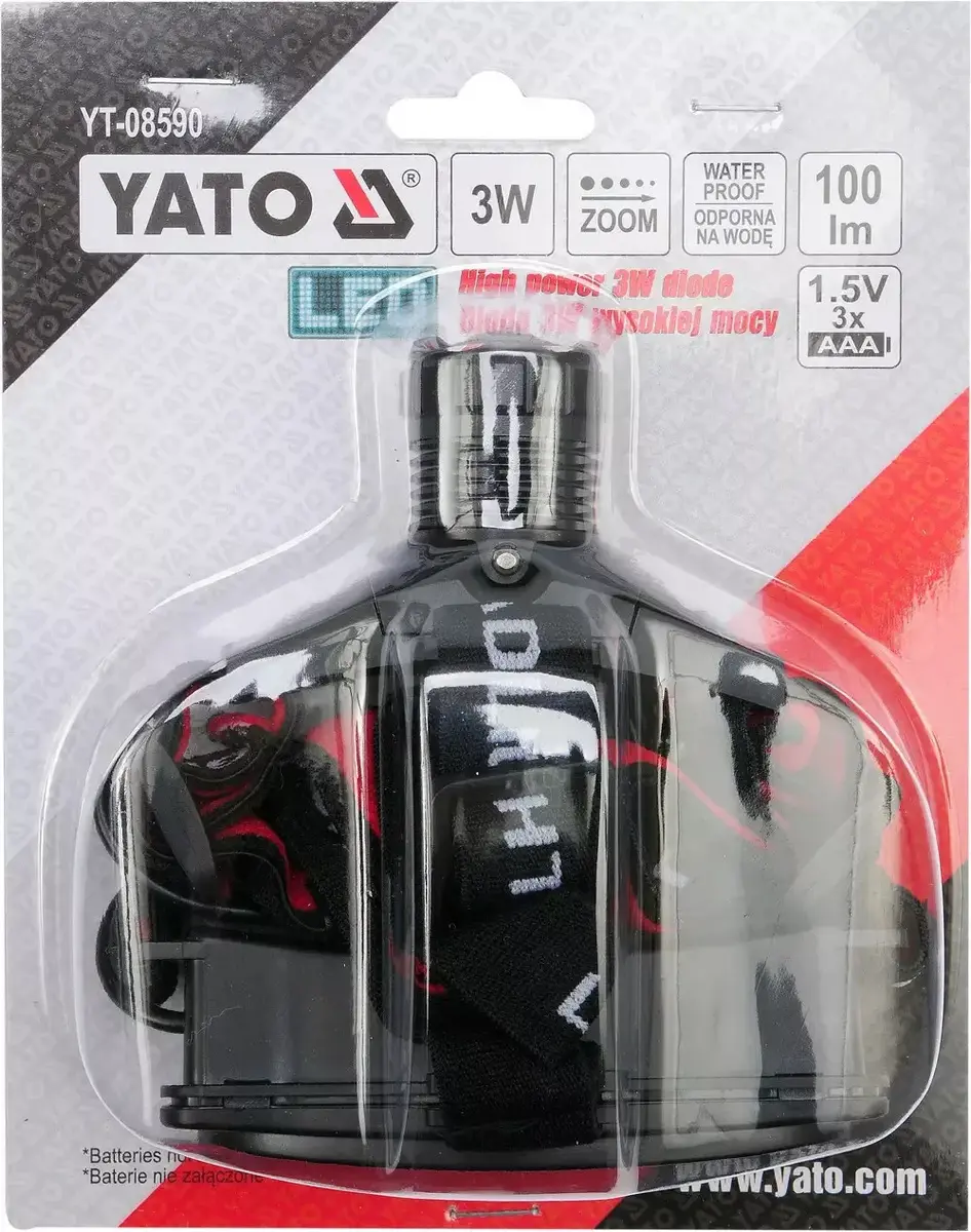 YATO YT-08590 LED ручной и налобный фонарь Photo 4