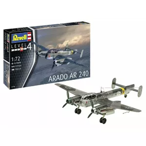 Plastic model kit REVELL Arado AR-240 1/72 scale — aircraft assembly model