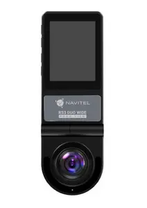 Ceļvedis kameras Navitel RS3 Duo Wide — divkanālu 1080p, platleņķa objektīvs, GPS, G-sensors, 2,7" displejs