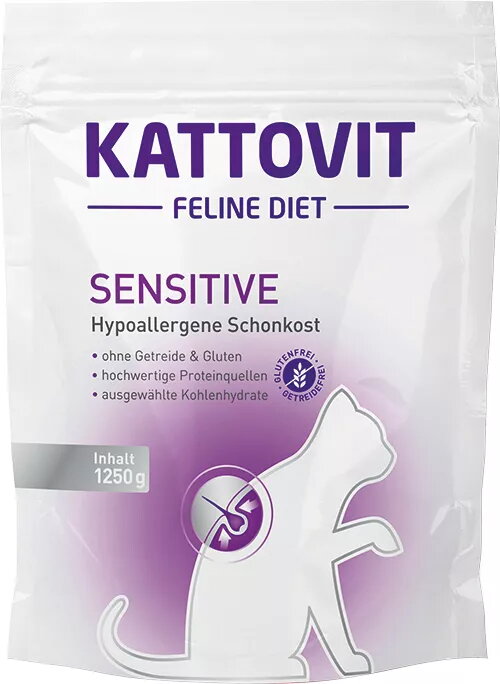 Sauss barības kaķiem KATTOVIT Sensitive Adult