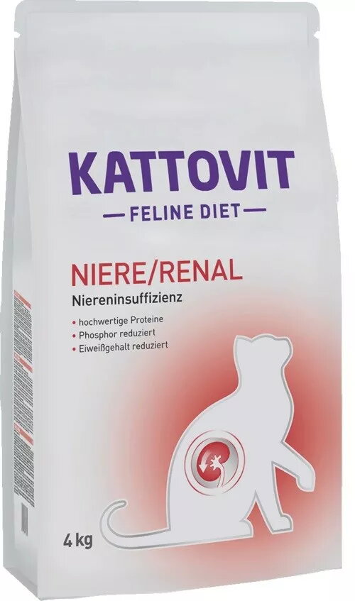 Sausais kaķu barības KATTOVIT Renal veterinārā