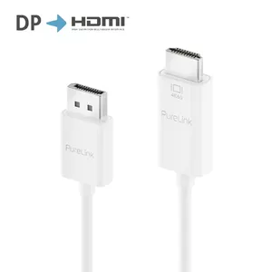 PureLink IS2000-010 video kabeļa adapteris 1 m HDMI Type A DisplayPort Balts