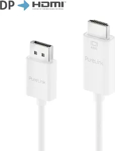 Адаптер видеокабеля PureLink IS2000-010 1 м HDMI Type A DisplayPort Белый