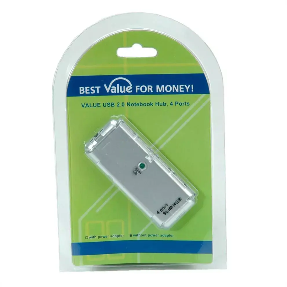 USB Hubs VALUE USB 2.0 Notebook Hub 4 Porti Photo 2