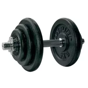 Adjustable dumbbell set Tunturi 14TUSCL236 — 2 pcs, total 20 kg (5 kg + 2.5 kg plates)