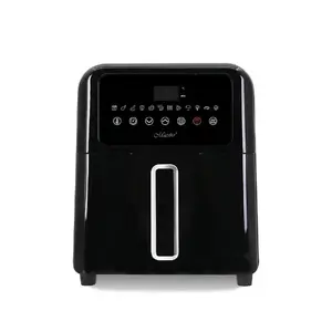 Gaisa fritieris Maestro MR-757, viena 6 L kamera, 1700 W, skārienvadība, min. 60 °C, melns/ sudraba