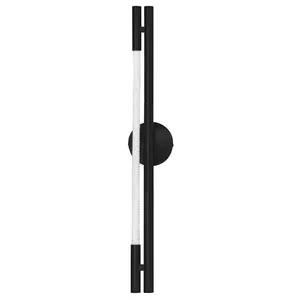LED wall lamp ActiveJet AJE-CHARLIE NW, 1100 lm, 4000 K, 8 W, Black, 798×120×65 mm