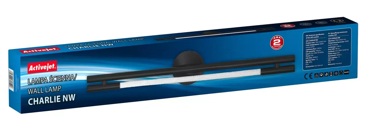 LED wall lamp ActiveJet AJE-CHARLIE NW Photo 5