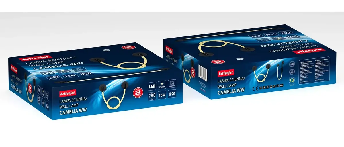 ActiveJet AJE-CAMELIA WW LED настенный светильник 16 Вт Photo 10