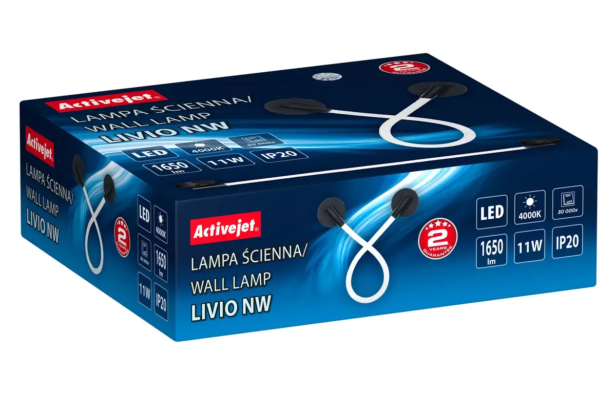 ActiveJet AJE-LIVIO NW LED sienas lampa Photo 10