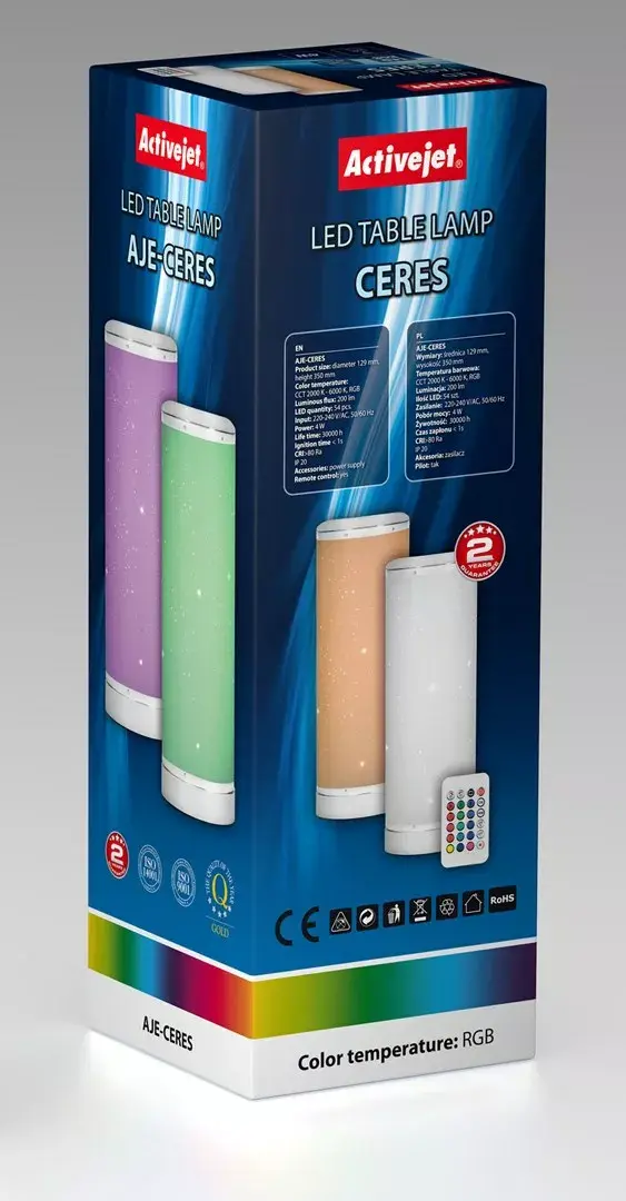 ActiveJet AJE-CERES RGB LED table lamp Photo 2