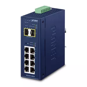 Pārvaldāms slēdzis PLANET IP30 Industrial L2/L4 8-portu Gigabit Ethernet 10/100/1000