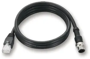 M12 D-Coding 4‑Pin to RJ‑45 Networking Cable, PLANET CB‑M12D4MRJ‑1000, 10 m