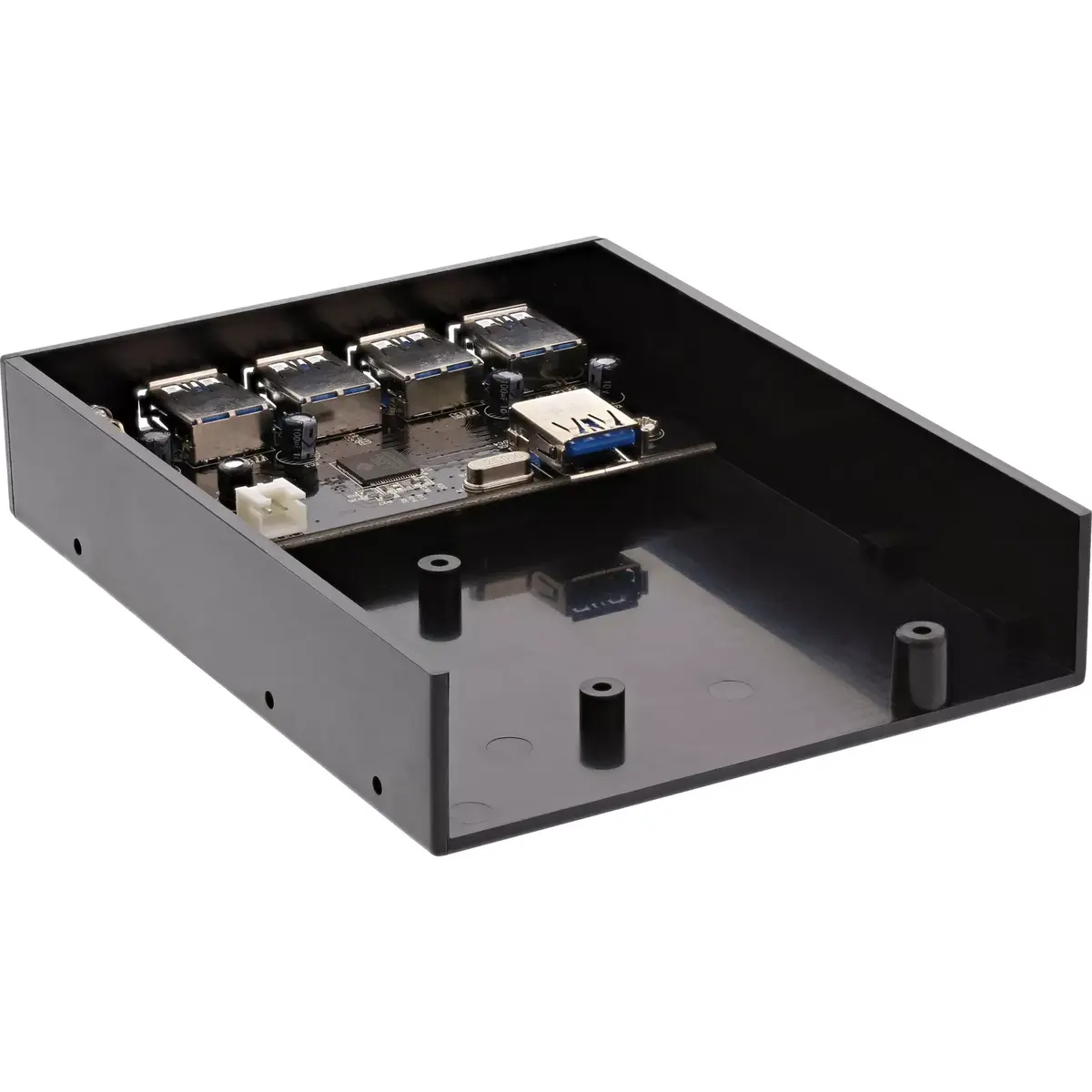 4-портовый USB 3.0 панельный хаб InLine 33395B Photo 2