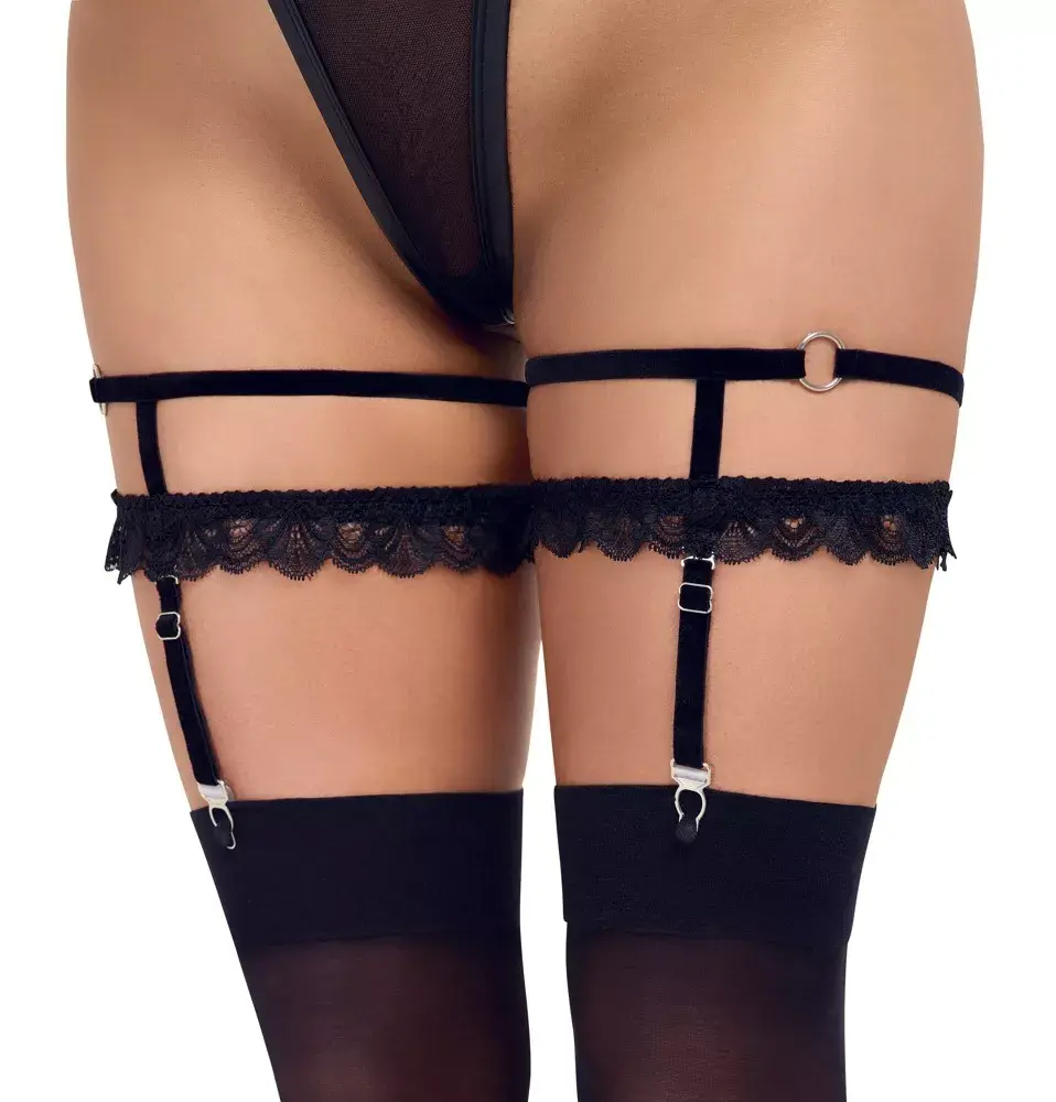 Регулируемые кружевные подвязки cottelli collection 24609391111 Photo 2