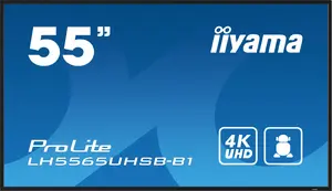 iiyama LH5565UHSB-B1 Вывеска Дисплей 54.6 дюйма 4K Ultra HD IPS LED 800 кд/м² Android 11 Wi-Fi 24/7
