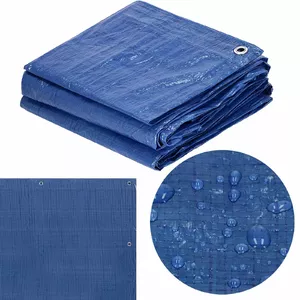 Tarpaulin Springos GA2177 10x8 m 60 g/m² – heavy-duty protective cover