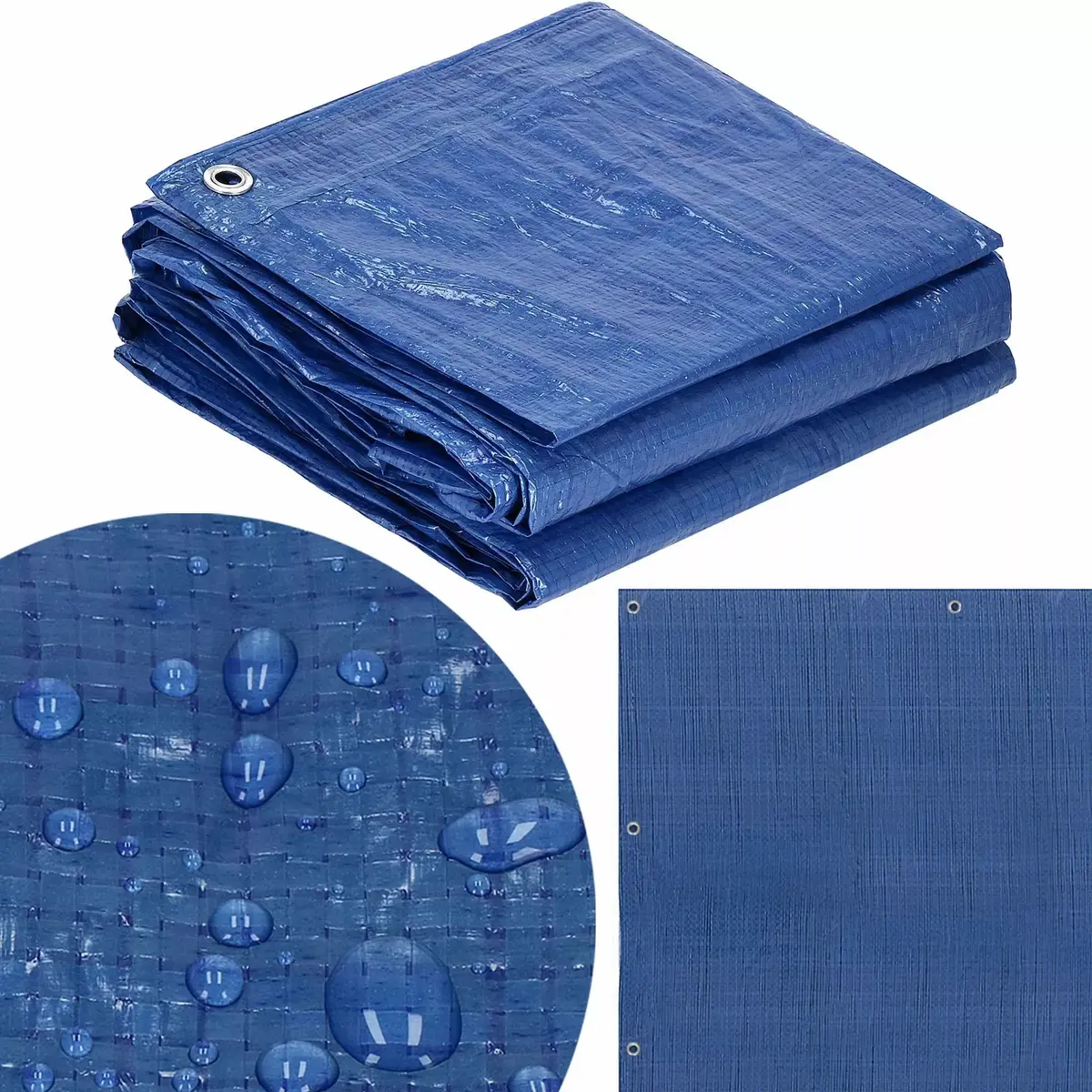 Tarpaulin Springos GA2177 10x8 m 60 g/m² Photo 3