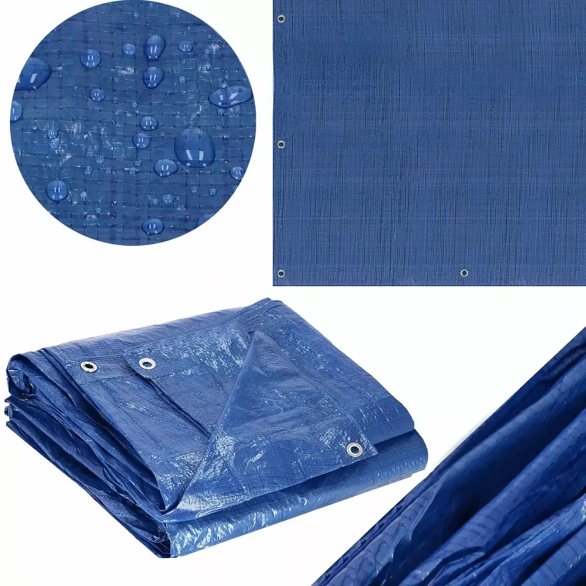Tarpaulin Springos GA2177 10x8 m 60 g/m² Photo 7
