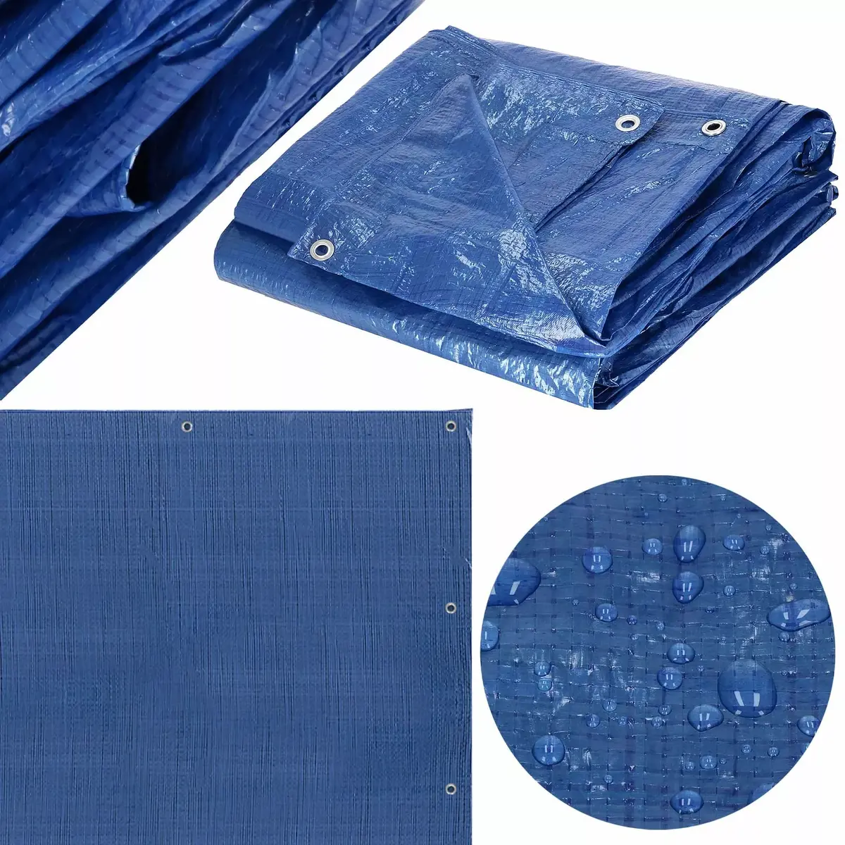 Tarpaulin Springos GA2177 10x8 m 60 g/m² Photo 8