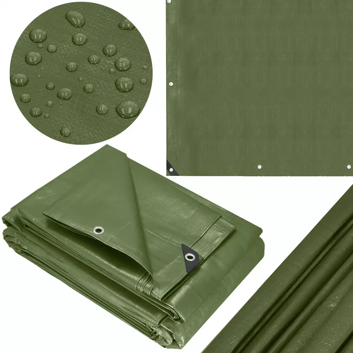 Tarpaulin Springos GA2131 4x5m 120 g/m² Photo 2