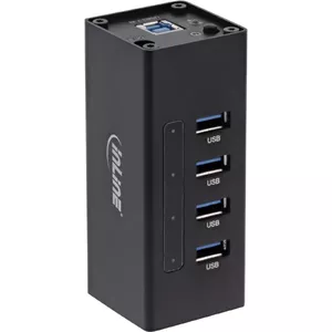 USB Хаб InLine 35395A 4 Порта Алюминиевый Корпус