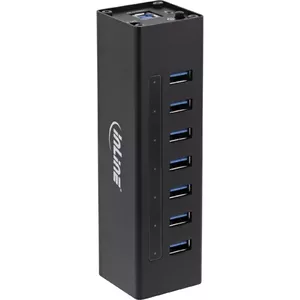 USB Хаб InLine 7 Портов Алюминиевый Корпус 35395B