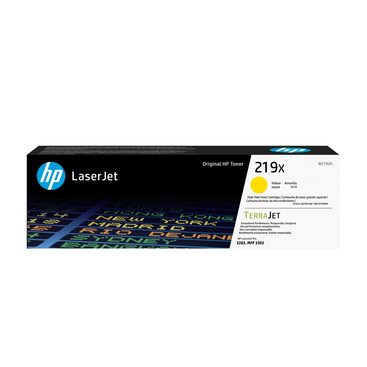 HP 219X Augstas ražības dzeltana oriģinālā