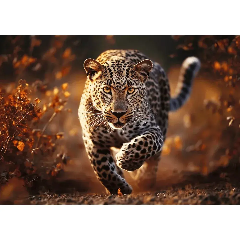 TREFL Premium Plus puzle 1000 gab. «Savvaļas leopards» Photo 2