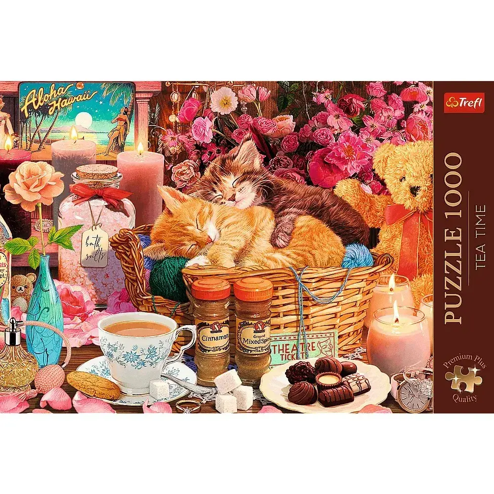 TREFL Puzle 1000 detaļas Premium Tea Time Nice things Photo 3