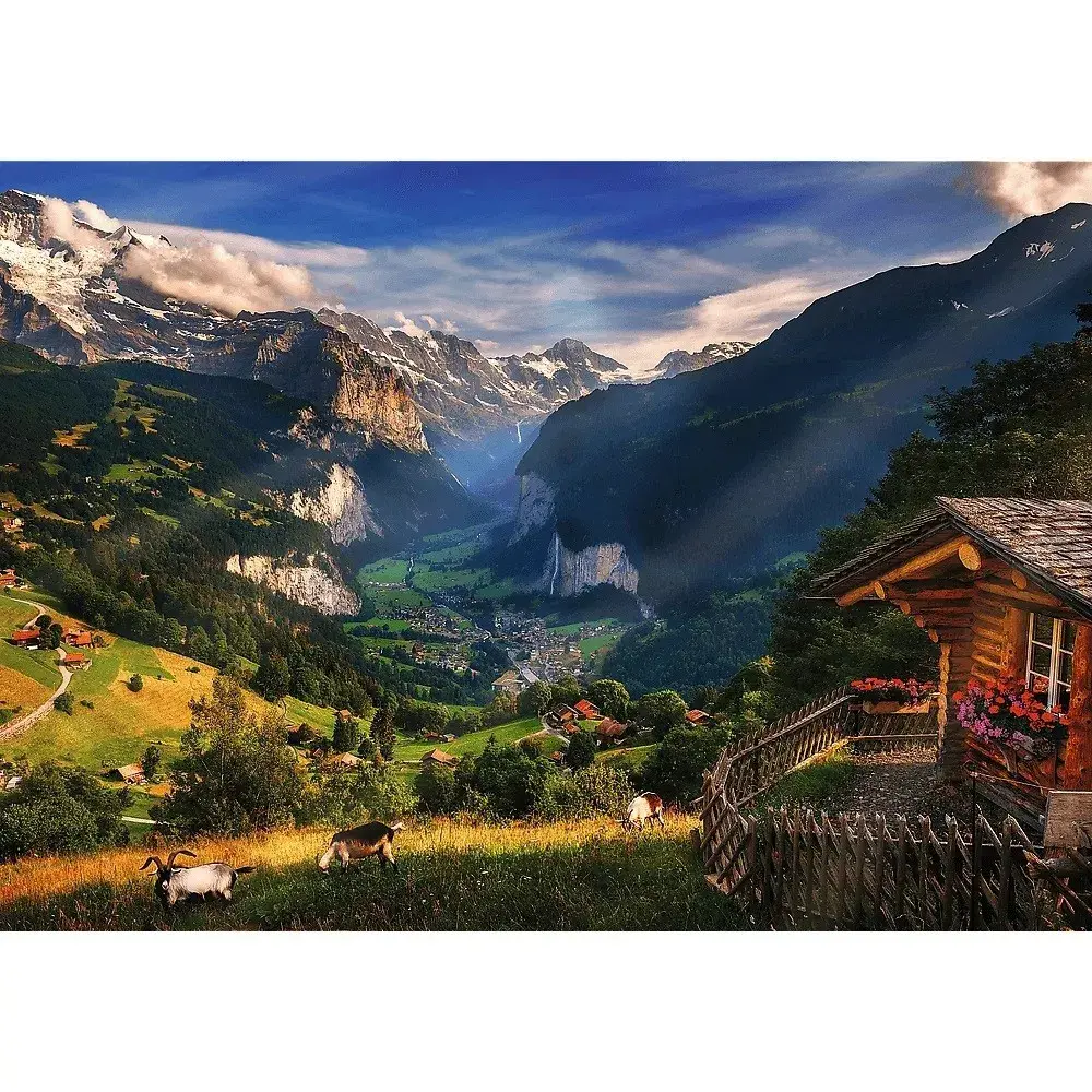 Puzle TREFL Premium Plus Lauterbrunnen 1000 gab. Photo 2