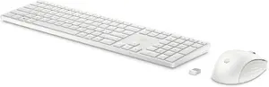 HP 655 Bezvadu tastatūras un peles komplekts pilna izmēra QWERTY mehāniskā RF Wireless USB balta