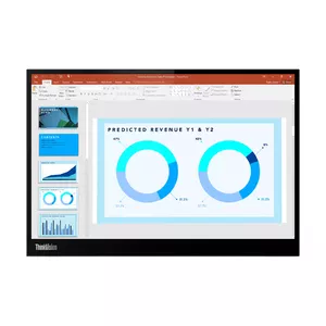 Monitors Lenovo ThinkVision M14d 14" IPS LED 2240×1400 16:10 8 ms VESA regulējams augstums USB-C