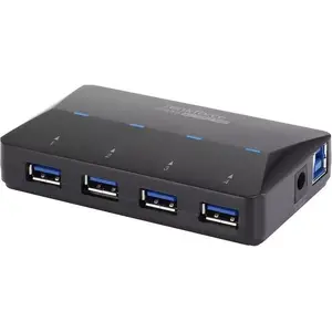 Interface Hub Renkforce RF-3806031 USB 3.2 Gen 1 Type-B Black