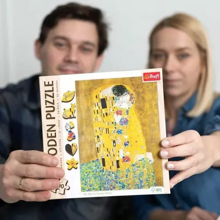 Koka puzle TREFL The Kiss Gustavs Klimts 200 Photo 6