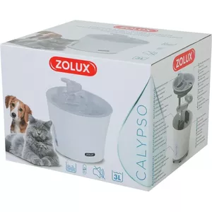 Фонтан для питья ZOLUX CALYPSO 3L серый — циркулирующий поильник 3 л для кошек и собак