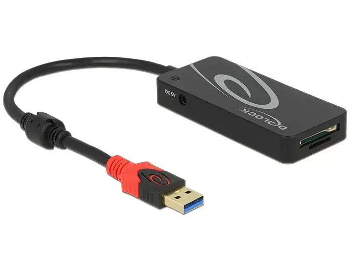 USB хаб DeLOCK 3.0 3 порта + 2 x SD слот Photo 3