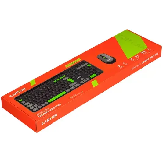 Canyon HSET-W5 Tastatūra Pele iekļauta Photo 13