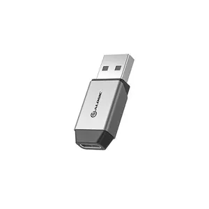 ALOGIC Ultra USB-A uz USB-C Mini Adapteris Melns Sudrabs