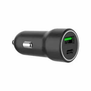 Mobile device charger Gembird TA-UC-A2PDQC20-CAR-01 Universal Black Fast charging Auto