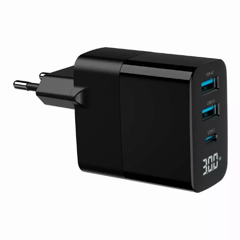 Зарядное GEMBIRD TA-UC-PDQC30LCD-BK-02 — 30 Вт USB‑C PD Photo 2