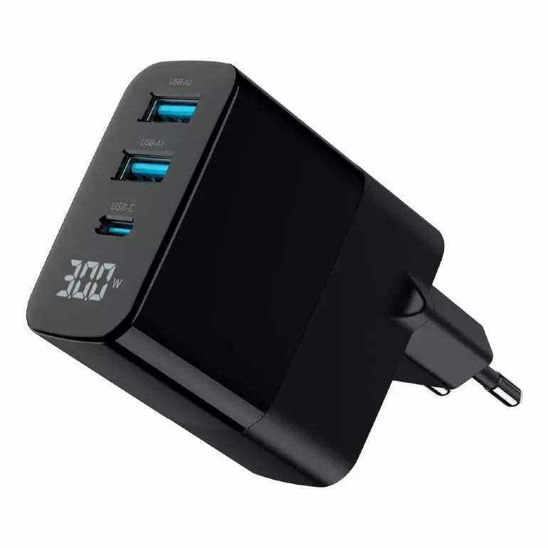 Зарядное GEMBIRD TA-UC-PDQC30LCD-BK-02 — 30 Вт USB‑C PD Photo 3