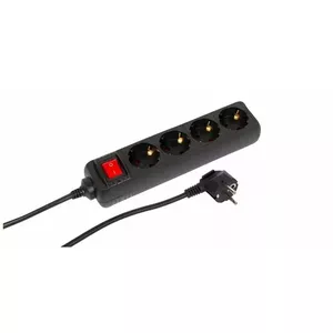 Удлинитель Microconnect MC-GRU0045BS 5м 4 розетки Черный