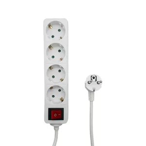 Удлинитель Microconnect MC-GRU0045WS 5м 4 розетки Внутренний Белый