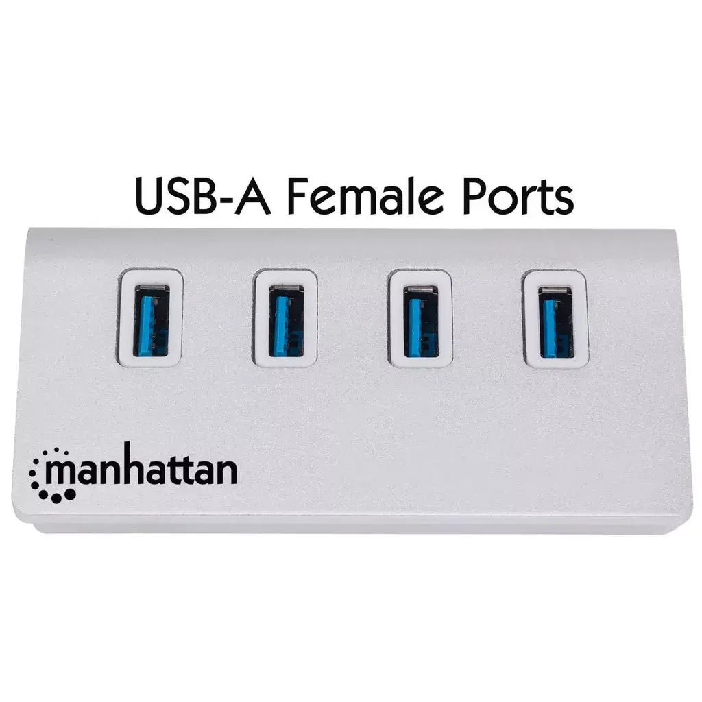 USB Hubs Manhattan USB-A 4-Port Hub Photo 3